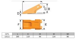 Dent chargeur C3T1 COMBI