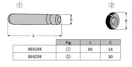 Axe de clavetage J250 CATERPILLAR