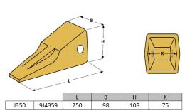 Dent pénétration J350 CATERPILLAR