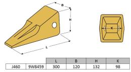 Dent pénétration J460 CATERPILLAR