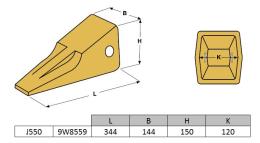 Dent pénétration J550 CATERPILLAR