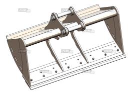 Curage pour pelle de 14 à 17t 1,80m - 610 L profil CASE