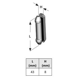 Clavette Silver K1 / K3 ESTI