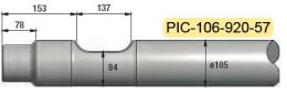 Pic diam. 106 longueur 920mm MATERTRACK ®