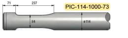 Pic diam. 114 longueur 1000mm MATERTRACK®