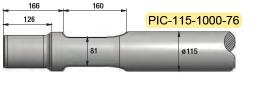 Pic diam. 115 longueur 1000mm MATERTRACK ®