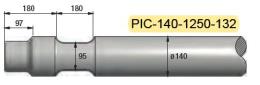 Pic diam. 140 longueur 1250mm MATERTRACK ®