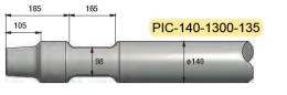 Pic diam. 140 longueur 1300mm MATERTRACK ®