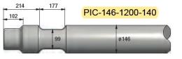 Pic diam. 146 longueur 1200mm MATERTRACK ®