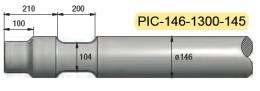 Pic diam. 146 longueur 1300mm MATERTRACK ®