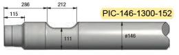 Pic diam. 146 longueur 1300mm MATERTRACK ®