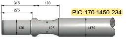 Pic diam. 170 longueur 1450mm MATERTRACK ®