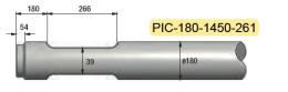 Pic diam. 180 longueur 1450mm MATERTRACK ®