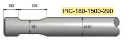 Pic diam. 180 longueur 1500mm MATERTRACK ®