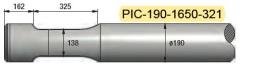 Pic diam. 190 longueur 1650mm MATERTRACK ®