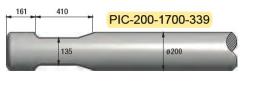 Pic diam. 200 longueur 1700mm MATERTRACK ®