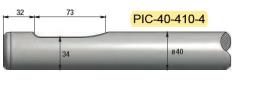 Pic diam. 40 longueur 410mm MATERTRACK ®