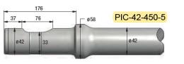 Pic diam. 42 longueur 450mm MATERTRACK ®