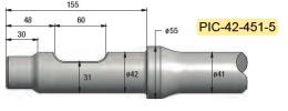 Pic diam. 42 longueur 451mm MATERTRACK ®