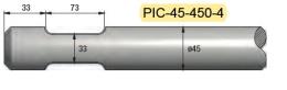 Pic diam. 45 longueur 450mm MATERTRACK ®