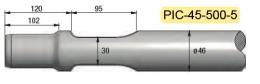 Pic diam. 45 longueur 500mm MATERTRACK ®