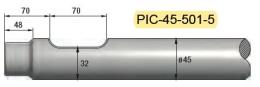 Pic diam. 45 longueur 500mm MATERTRACK®