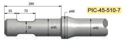 Pic diam. 45 longueur 510mm MATERTRACK ®