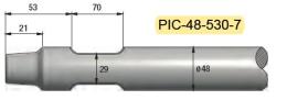 Pic diam. 48 longueur 530mm MATERTRACK ®