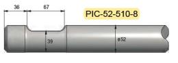 Pic diam. 52 longueur 510mm MATERTRACK ®