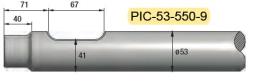 Pic diam. 53 longueur 550mm MATERTRACK ®