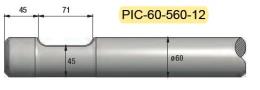 Pic diam. 60 longueur 560mm MATERTRACK ®