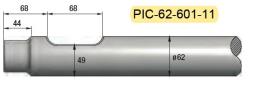 Pic diam. 62 longueur 601mm MATERTRACK ®