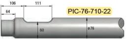 Pic diam. 76 longueur 710mm MATERTRACK ®