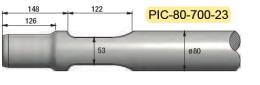 Pic diam. 80 longueur 700mm MATERTRACK®